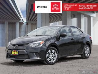 Used 2016 Toyota Corolla LE for sale in Whitby, ON