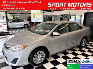 Used 2014 Toyota Camry LE+Camera+Bluetooth+Rust Proofed+CLEAN CARFAX for sale in London, ON