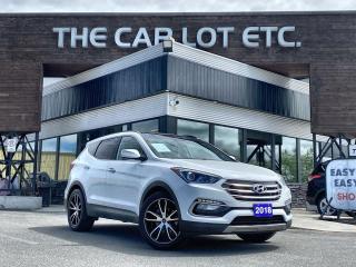 Used 2018 Hyundai Santa Fe Sport 2.4 Luxury AWD, LEATHER SEATS, HEATED SEATS, BACK UP CAMERA, BUILT IN REAR WINDOW SHADES, MOONROOF! for sale in Sudbury, ON