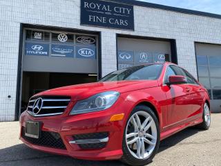 Used 2014 Mercedes-Benz C-Class C 300 4Matic/ Clean Carfax/ Mars Red for sale in Guelph, ON