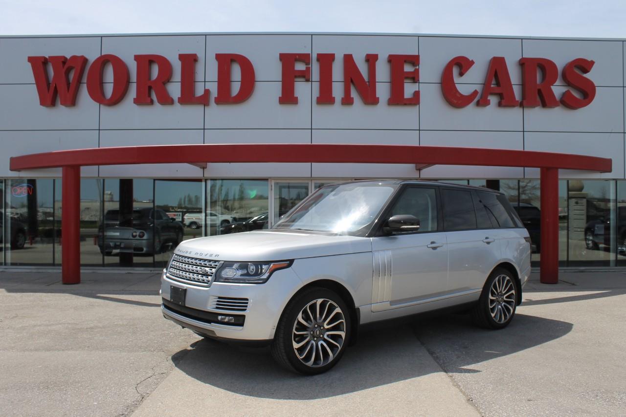 Used 2016 Land Rover Range Rover 5.0L V8 Supercharged Autobiography | Executive Rear Seating | Indus Silver for sale in Etobicoke, ON