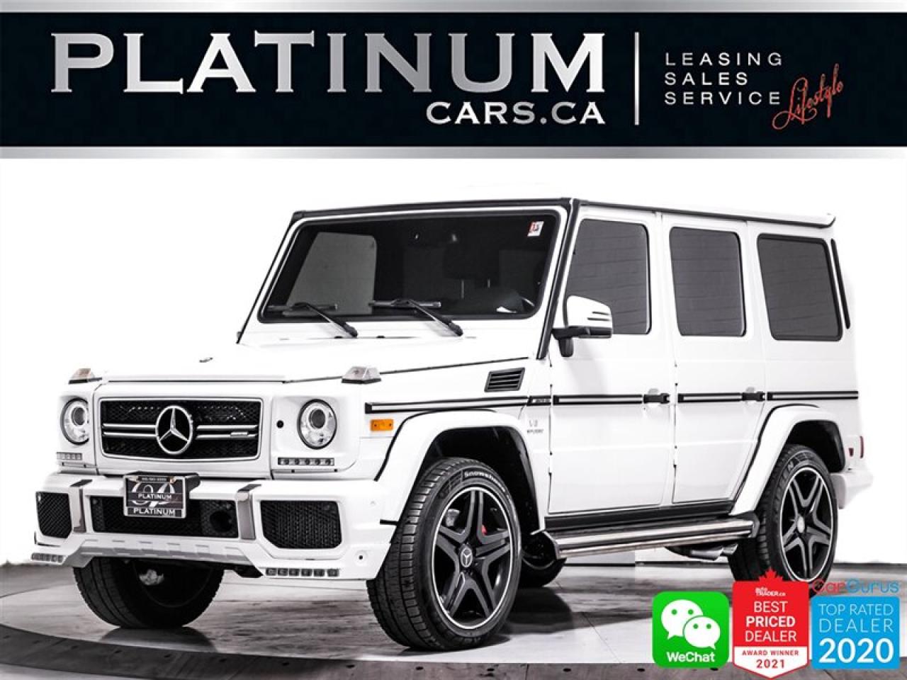 Used 2016 Mercedes-Benz G-Class AMG G63, 563HP, DESIGNO PKG, CHROME PKG, CAM, NAV for sale in Toronto, ON