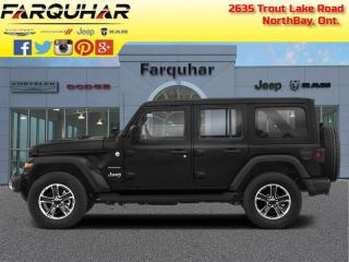 Used 2018 Jeep Wrangler Unlimited Sahara - Aluminum Wheels - $276 B/W for sale in North Bay, ON