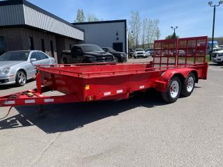 Used 2012 Canadian Trailer Company Other 7 x 16 Flat Deck Trailer with Fold Down Ramp for sale in Ottawa, ON