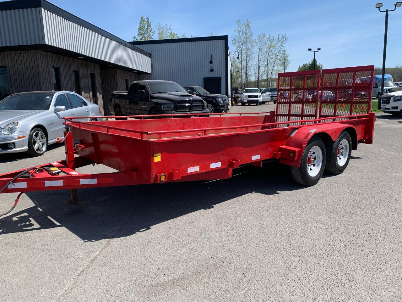 2012 Canadian Trailer Company Other 7 x 16 Flat Deck Trailer with Fold Down Ramp - Photo #1