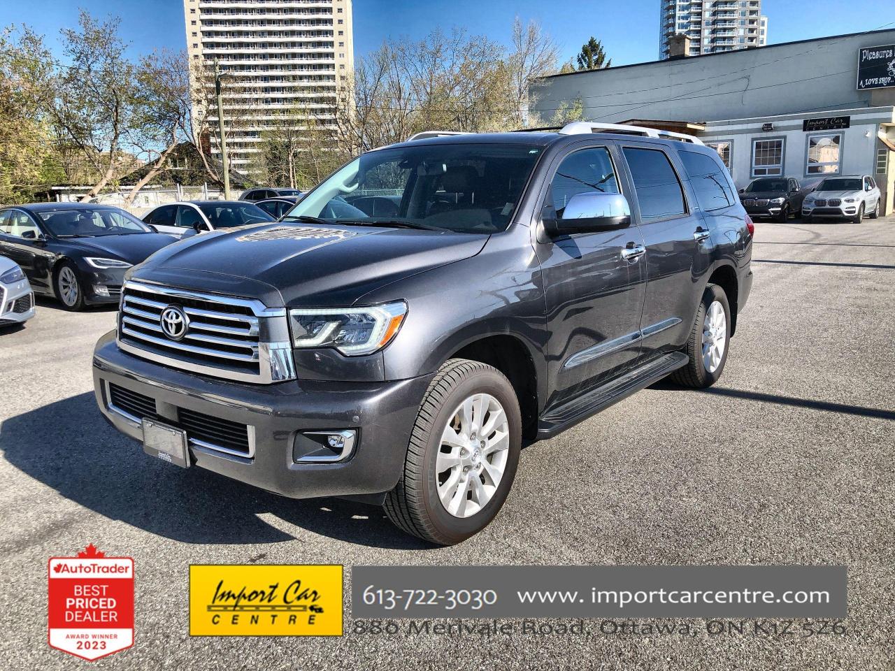 Used 2019 Toyota Sequoia Platinum 5.7L V8 BLUE RAY  NAVI  JBL  MOONROOF  TH for sale in Ottawa, ON