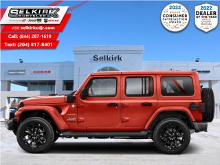 New 2022 Jeep Wrangler Unlimited Rubicon 4xe  - Heated Seats for sale in Selkirk, MB