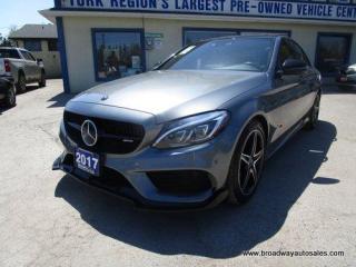 Used 2017 Mercedes-Benz C43 ALL-WHEEL DRIVE AMG-PACKAGE 5 PASSENGER 3.0L - BI-TURBO.. DRIVE & SUSPENSION SELECT.. NAVIGATION.. SUNROOF.. LEATHER.. HEATED SEATS.. BACK-UP CAMERA.. for sale in Bradford, ON