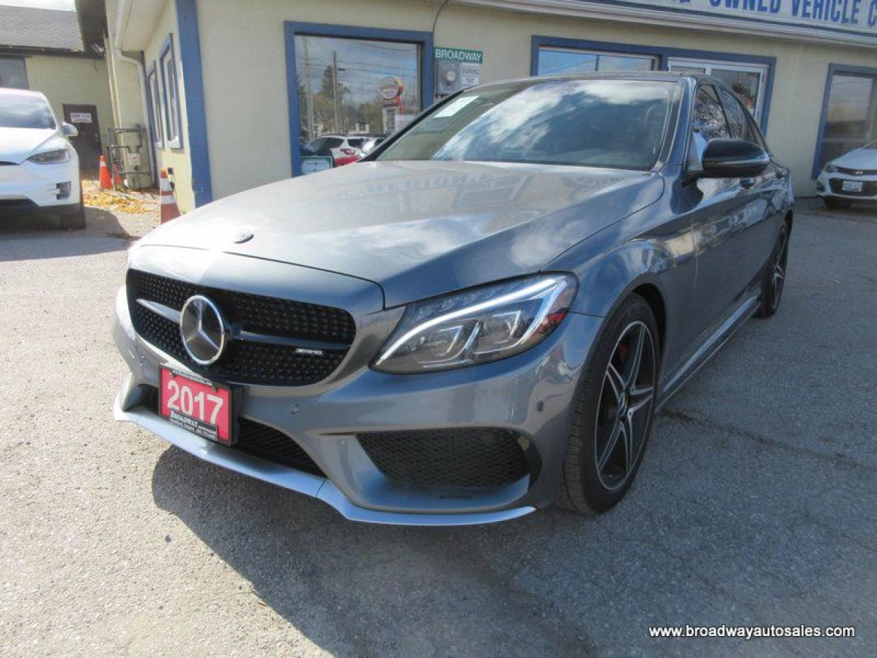 Used 2017 Mercedes-Benz C43 ALL-WHEEL DRIVE AMG-PACKAGE 5 PASSENGER 3.0L - BI-TURBO.. DRIVE & SUSPENSION SELECT.. NAVIGATION.. SUNROOF.. LEATHER.. HEATED SEATS.. BACK-UP CAMERA.. for sale in Bradford, ON