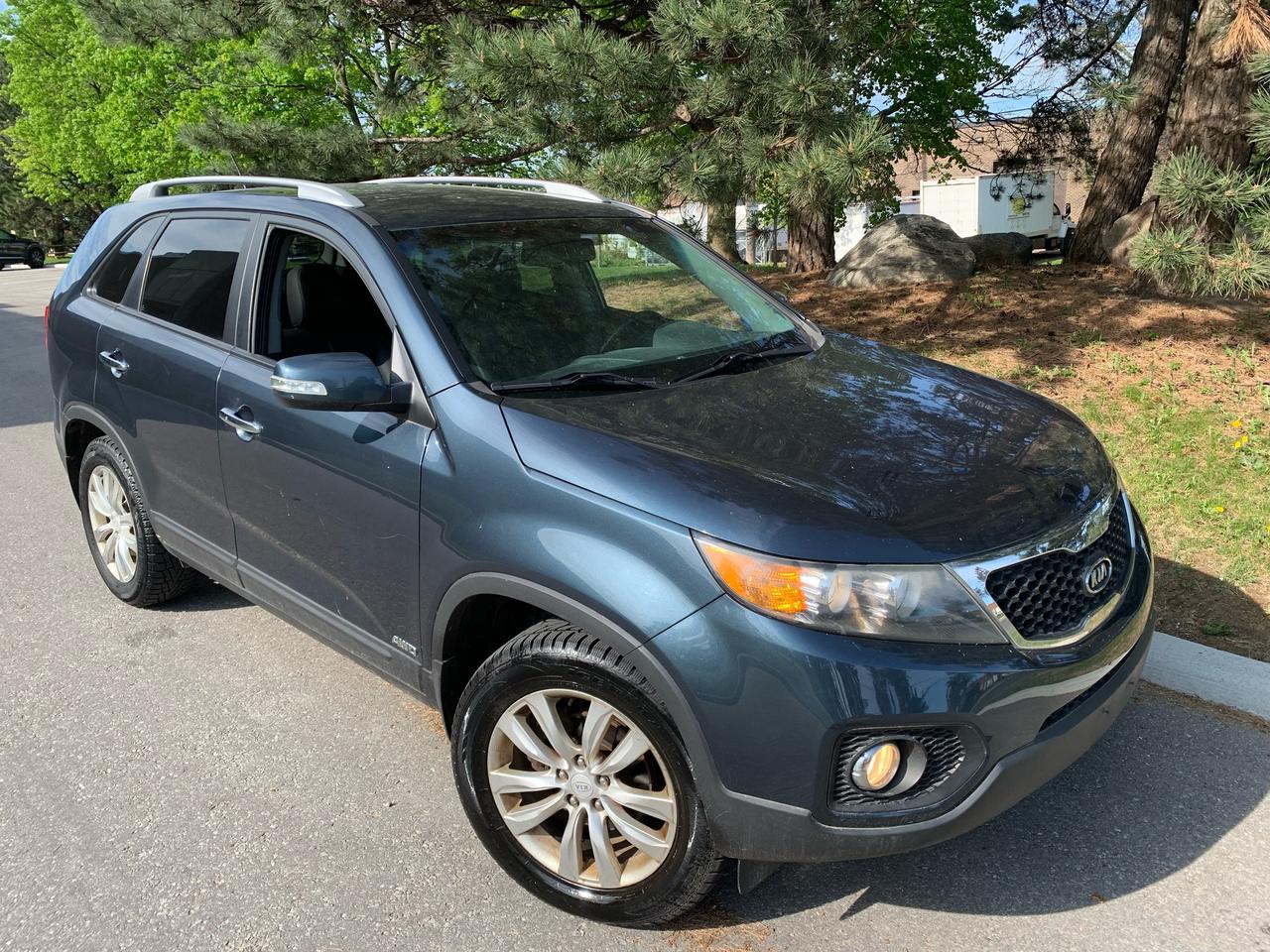 <div>EX MODEL ***V6-AWD*** 1 OWNER! NO INSURANCE CLAIMS!!</div><div>&nbsp;</div><div>2011 KIA SORENTO EX - ALL-WHEEL-DRIVE - &nbsp;6 CYLINDER ENGINE (V6) <span style=font-size: 1em;>- AUTO. TRANS. FULLY EQUIPPED - LOADED WITH OPTIONS INCLUDING, AIR CONDITIONING, CRUISE CONTROL, PREMIUM SOUND SYSTEM, PM, PS, PB, PDL,, AND MORE!&nbsp;</span></div><div>&nbsp;</div><div><span style=font-size: 1em;>CARFAX REPORT-PLEASE CLICK ON ATTACHED LINK TO VIEW FREE REPORT&nbsp;</span></div><div>&nbsp;</div><div><em><strong>https://vhr.carfax.ca/?id=X3iT2UCTDwfSjwaDxgvqEFJaF9o9DDEv</strong></em></div><div>&nbsp;</div><div><span style=font-size: 1em;><span style=text-decoration: underline;>THE FOLLOWING FEATURES LISTED BELOW ARE ALL INCLUDED IN THE SELLING PRICE:&nbsp;</span><br /><br /></span></div><div><span style=font-size: 1em;>-CARFAX VEHCLE HISTORY REPORT INCLUDED&nbsp; <br /></span></div><div><span style=font-size: 1em;>-ORIGINAL OWNERS MANUALS, BOOKS & 2 KEYS&nbsp;</span></div><div><span style=font-size: 1em;>-YOU CERTIFY AND YOU SAVE $$$ (BEING SOLD AS-IS / NOT CERTIFIED- AS TRADED IN)&nbsp;<br /><br /></span></div><div><span style=font-size: 1em;>PLEASE FEEL FREE TO BRING ALONG YOUR TECHNICIAN TO INSPECT, AND TEST DRIVE, THIS VEHICLE PRIOR TO PURCHASING! <br /><br />AT THIS PRICE (BEING SOLD AS-IS - NOT CERTIFIED) AS TRADED IN), &ldquo;This vehicle is being sold &ldquo;as is,&rdquo; unfit, not e-tested and is not represented as being in road worthy condition, mechanically sound or maintained at any guaranteed level of quality. The vehicle may not be fit for use as a means of transportation and may require substantial repairs at the purchaser&rsquo;s expense. It may not be possible to register the vehicle to be driven in its current condition.&rdquo;&nbsp;</span></div><div><span style=font-size: 1em;>&nbsp;</span></div><div><span style=font-size: 1em;>&nbsp;HST, LICENCE AND OMVIC ($10.00) FEE EXTRA.&nbsp;</span></div><div><span style=font-size: 1em;>&nbsp;</span></div><div><span style=font-size: 1em;>&nbsp;NO OTHER (HIDDEN) FEES EVER! <br /><br />PLEASE CALL 416-274-AUTO (2886) TO SCHEDULE AN APPOINTMENT AND TO ENSURE AVAILABILITY FOR THE VEHICLE OF YOUR CHOICE.<br /><br />RICHSTONE FINE CARS INC.<br /><br />855 ALNESS STREET, UNIT 17 TORONTO, ONTARIO M3J 2X3<br /><br />416-274-AUTO (2886)<br /><br />WE ARE AN OMVIC CERTIFIED (REGISTERED) DEALER AND PROUD MEMBER OF THE UCDA.<br /><br />SERVING TORONTO, GTA AND CANADA SINCE 2000!!<br /><br />WE CAN ALSO ASSIST IN OUT OF PROVINCE PURCHASES, AS WELL. &nbsp;</span></div>