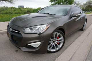 Used 2014 Hyundai Genesis Coupe 3.8 GT / NO ACCIDENTS / LOW KM'S / MATTE BLACK for sale in Etobicoke, ON