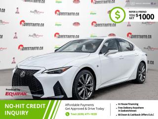 Used 2021 Lexus IS 300 F-Sport Package, One Owner, No Accidents, Premium Red Leather Interior. Only 13,800KM!!! for sale in Saskatoon, SK