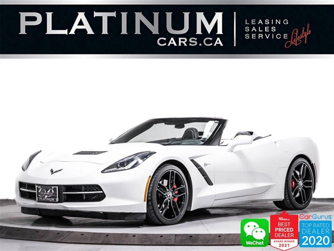 Used 2015 Chevrolet Corvette Stingray Convertible, 3LT, 455HP, NAV, CAM, HUD for sale in Toronto, ON