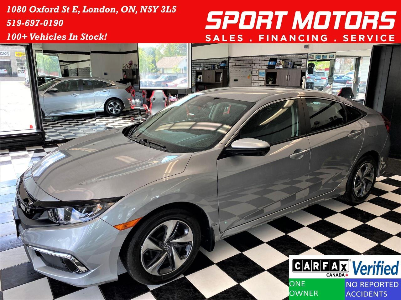 2019 Honda Civic LX+LaneKeep+Adaptive Cruise+ApplePlay+CLEAN CARFAX - Photo #1