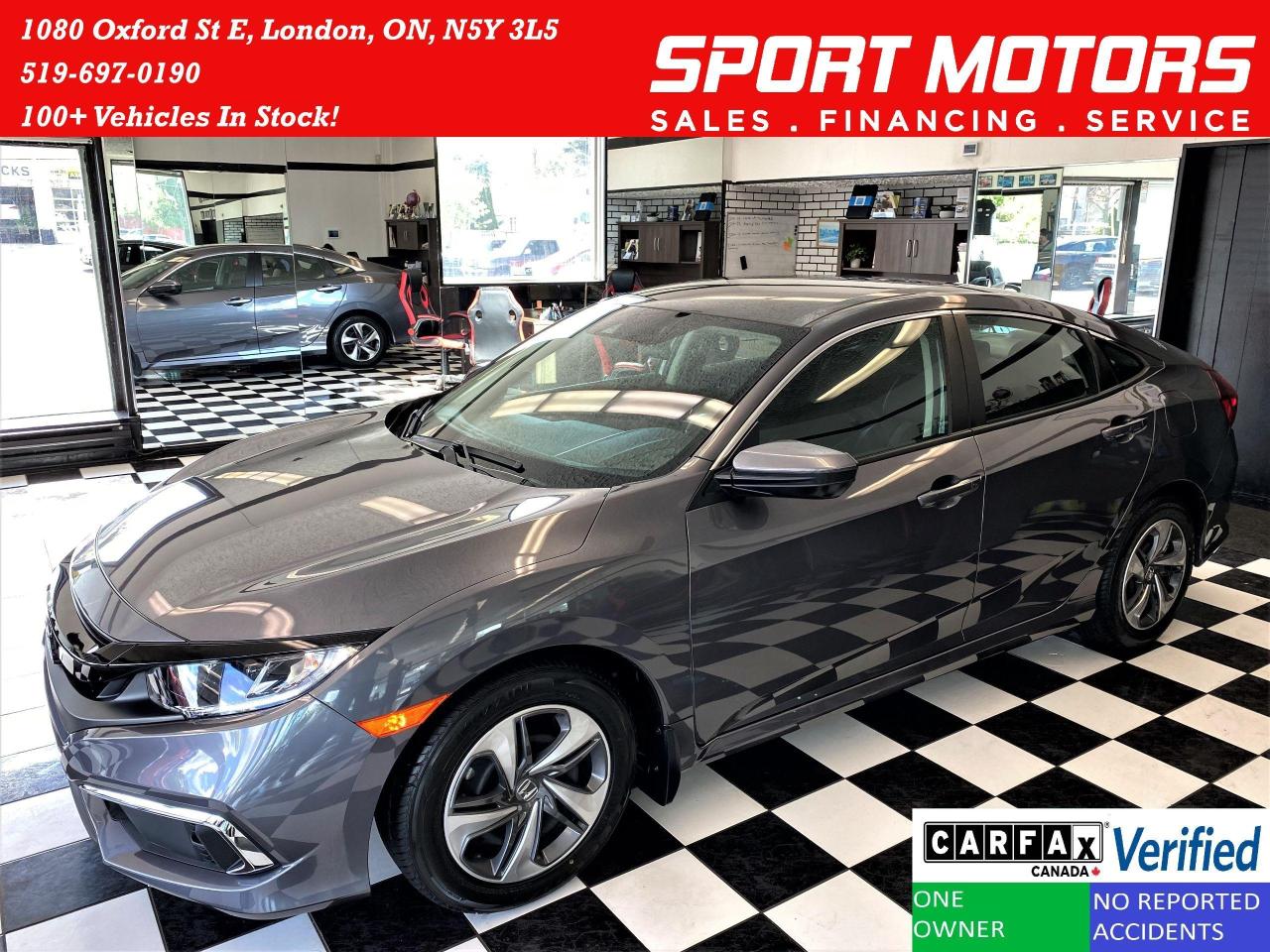 2021 Honda Civic LX+LaneKeep+Adaptive Cruise+ApplePlay+CLEAN CARFAX Photo68