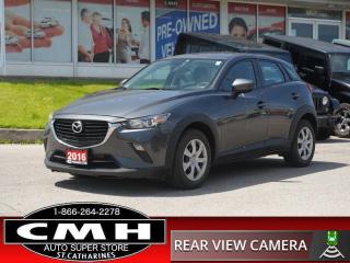 Used 2016 Mazda CX-3 GX  CAM BLUETOOTH S/W-AUDIO PWR-GROUP A/C for sale in St. Catharines, ON