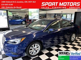 Used 2017 Subaru Legacy 2.5i w/Touring & Tech AWD+EyeSight+CLEAN CARFAX for sale in London, ON