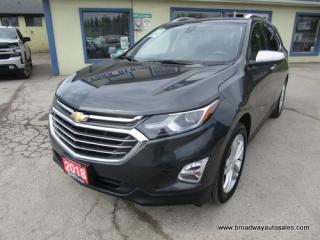 Used 2018 Chevrolet Equinox ALL-WHEEL DRIVE PREMIER-EDITION 5 PASSENGER 1.5L - TURBO.. NAVIGATION.. LEATHER.. HEATED/AC SEATS.. PANORAMIC SUNROOF.. BACK-UP CAMERA.. BLUETOOTH.. for sale in Bradford, ON