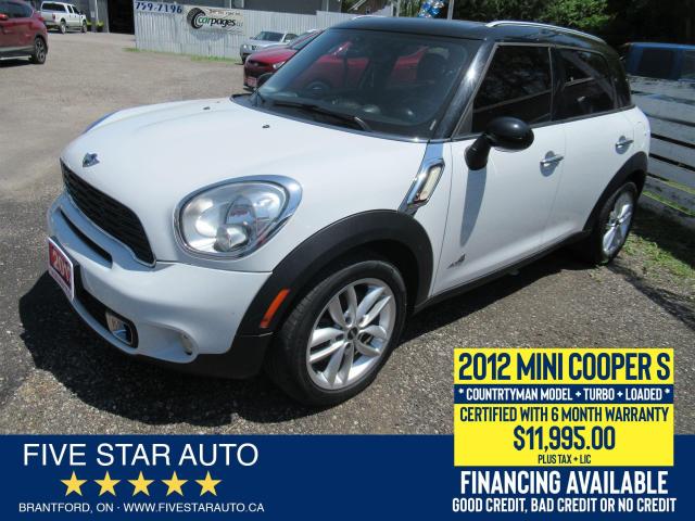 2012 MINI Cooper Countryman S AWD *1 Owner* Certified w/ 6 Month Warranty