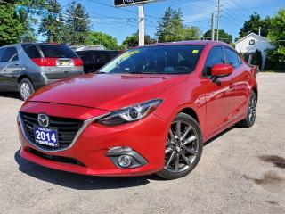 <p class=MsoNormal><span style=font-size: 13.5pt; line-height: 107%; font-family: Segoe UI,sans-serif; color: black;>**TECHNOLOGY PACKAGE**EXCELLENT CONDITION EYE POPPING RED MAZDA GRAND TOURING SEDAN W/ VERY GOOD MILEAGE , EQUIPPED W/ THE EVER RELIABLE 4 CYLINDER 2.5L SKYACTIV ENGINE, FULLY LOADED W/ REAR-VIEW CAMERA, LEATHER/POWER AND HEATED SEATS, POWER MOONROOF, BOSE PREMIUM SOUND SYSTEM, KEYLESS/PROXIMITY ENTRY, PUSH BUTTON START, TINTED WINDOWS, CRUISE CONTROL, DUAL ZONE TEMPERATURE CONTROL, POWER LOCKS/WINDOWS AND MIRRORS, SAFETIED W/ WARRANTIES AND MORE!*** FREE RUST-PROOF PACKAGE FOR A LIMITED TIME ONLY *** This vehicle comes certified with all-in pricing excluding HST tax and licensing. Also included is a complimentary 36 days complete coverage safety and powertrain warranty, and one year limited powertrain warranty. Please visit our website at bossauto.ca today!    </span></p>