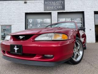 Used 1997 Ford Mustang GT CONVERTIBLE! 5-SPEED! CLEAN CARFAX! LOW KMS! for sale in Guelph, ON