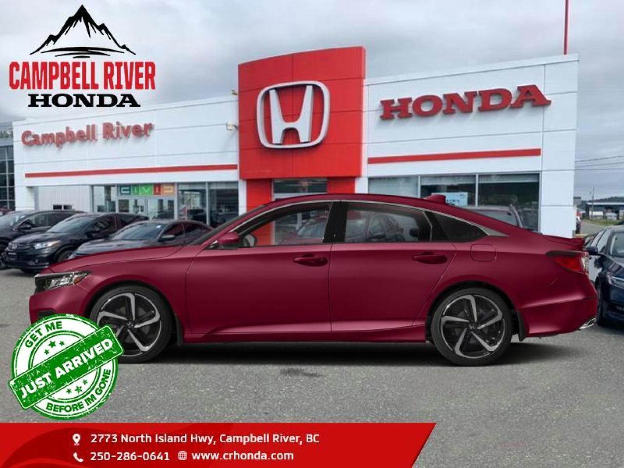 Used 2018 Honda Accord Sedan Sport CVT  - Sunroof -  Heated Seats for sale in Campbell River, BC