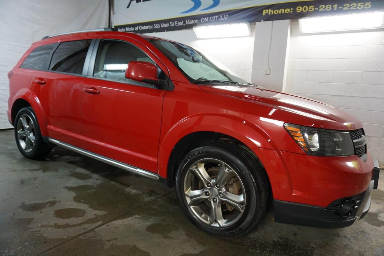 Used 2017 Dodge Journey V6 CROSSROAD PLUS 7 PSSNGRS CERTIFIED *FREE ACCIDENT* DVD NAVI CAMERA for sale in Milton, ON
