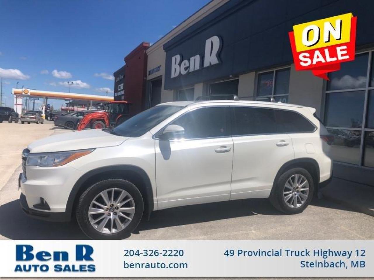 Used 2016 Toyota Highlander XLE for sale in Steinbach, MB