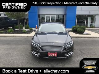 Used 2017 Ford Fusion Titanium TITANIUM**LOCAL TRADE**LEATHER**SUNROOF**AWD**MUST for sale in Tilbury, ON