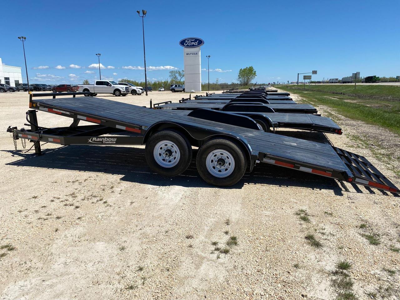 New 2022 Rainbow Trailer 20' EXCURSION TILING CAR & EQUIPMENT HAULER