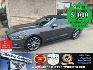 Used 2015 Ford Mustang Premium* Convertible/Navigation/Only 54,218 km for sale in Winnipeg, MB