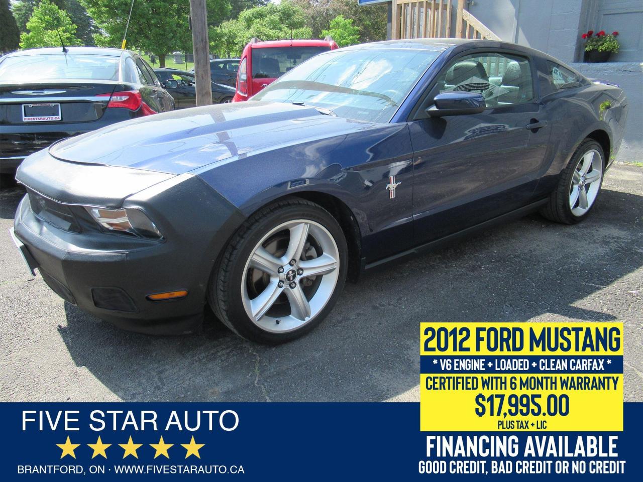 2012 Ford Mustang V6 *Clean Carfax* Certified w/ 6 Month Warranty