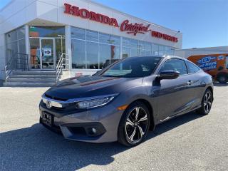 Used 2017 Honda Civic COUPE Touring Coupe | Nav | Moonroof for sale in Winnipeg, MB