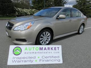 Used 2010 Subaru Legacy 2.5i Premium, SUNROOF, AWD, FINANCE, WARRANTY, INSPECTED WITH BCAA MEMBERSHIP! for sale in Langley, BC