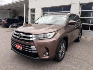 Used 2019 Toyota Highlander AWD XLE for sale in North Bay, ON