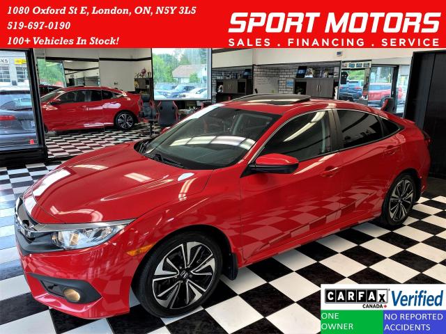 2018 Honda Civic EX-T+Roof+Tint+Remote Start+ApplePlay+CLEAN CARFAX Photo1