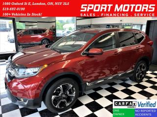 Used 2017 Honda CR-V Touring AWD+GPS+Pano Roof+ApplePlay+CLEAN CARFAX for sale in London, ON