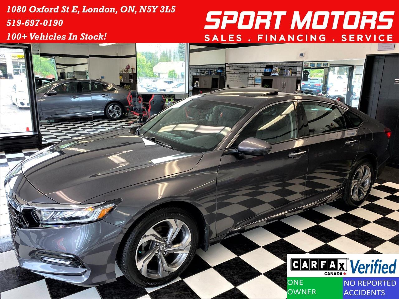 2018 Honda Accord EX-L+Roof+GPS+Leather+LEDs+ApplePlay+CLEAN CARFAX - Photo #1