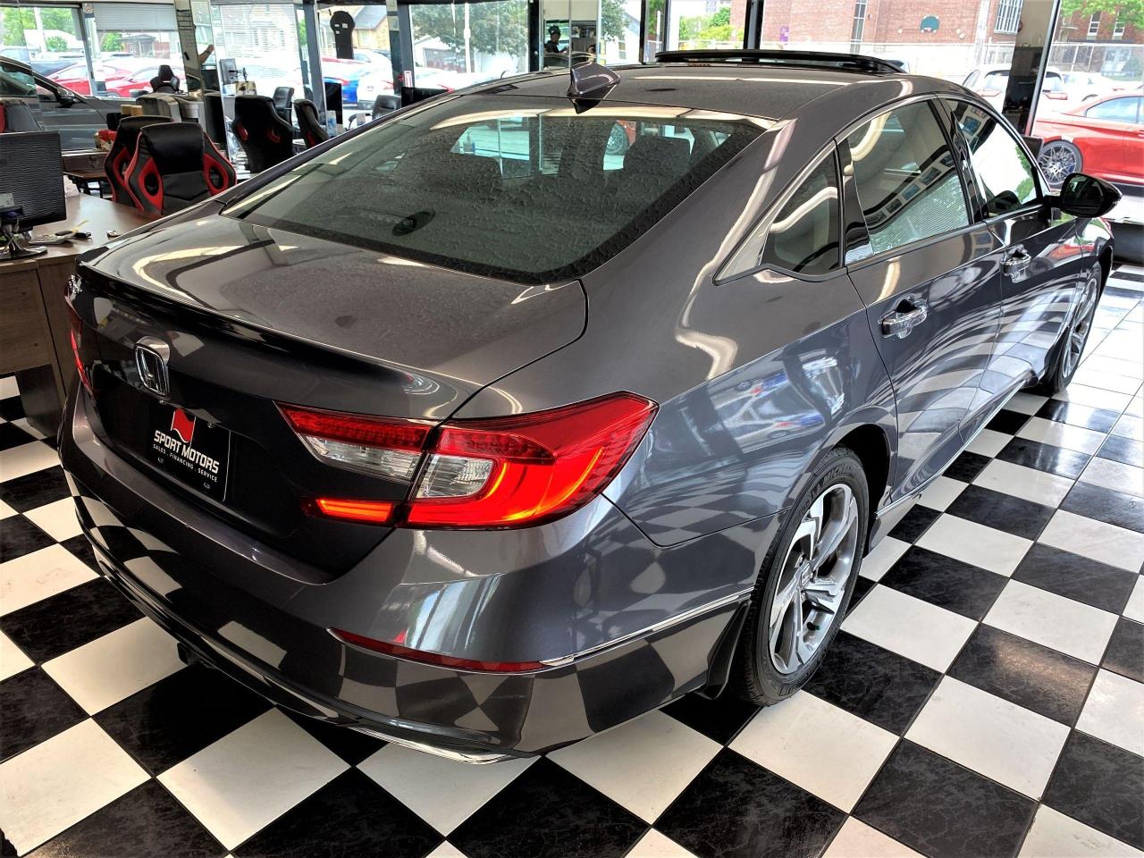 2018 Honda Accord EX-L+Roof+GPS+Leather+LEDs+ApplePlay+CLEAN CARFAX - Photo #4