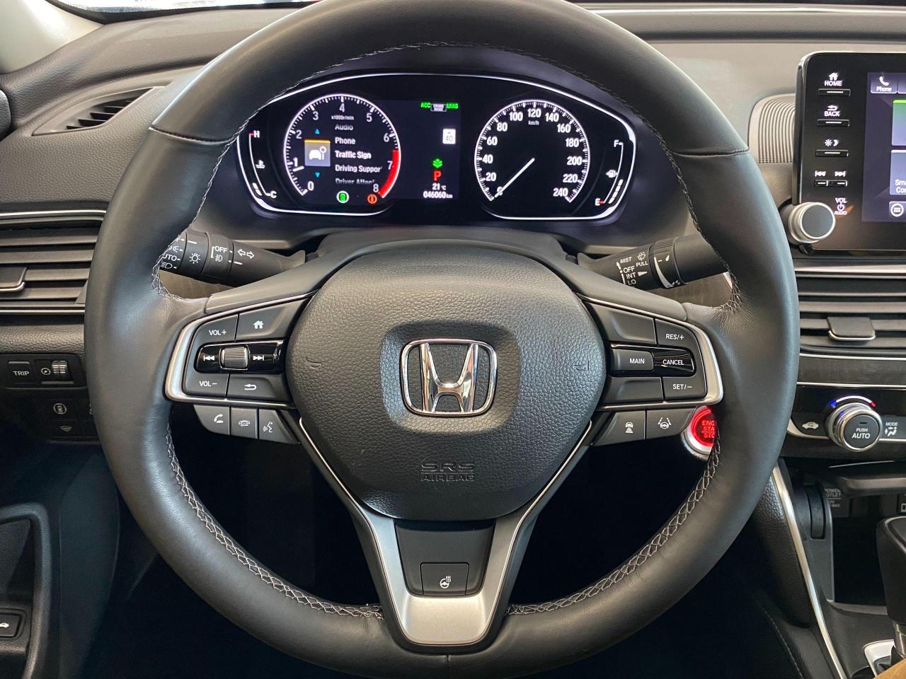 2018 Honda Accord EX-L+Roof+GPS+Leather+LEDs+ApplePlay+CLEAN CARFAX - Photo #9
