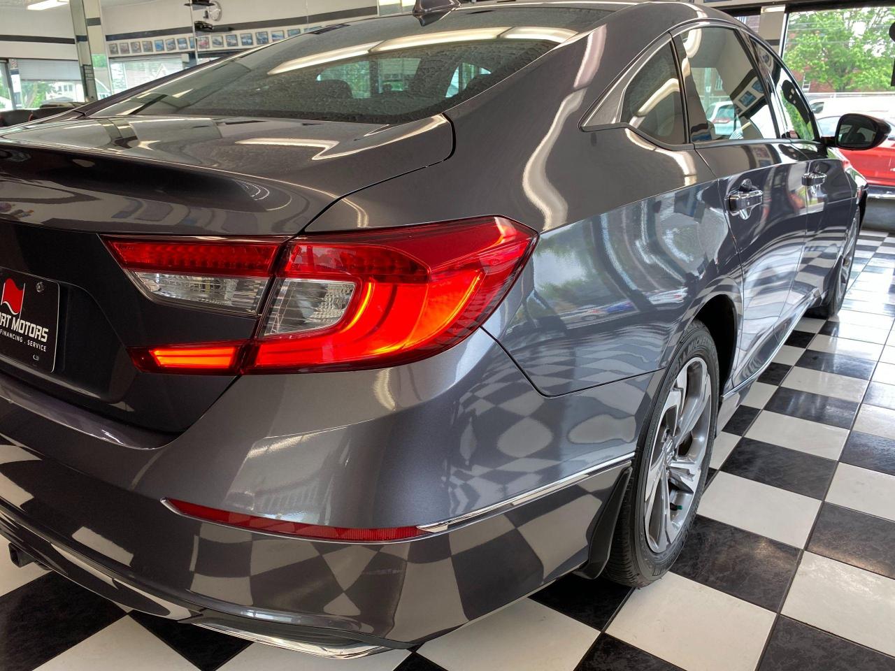 2018 Honda Accord EX-L+Roof+GPS+Leather+LEDs+ApplePlay+CLEAN CARFAX Photo43