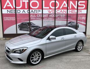 <p>***EASY FINANCE APPROVALS***NO ACCIDENTS***LEATHER-PANO ROOF-AWD-BLUETOOTH-BACK UP CAM AND MORE! HANDSOME, AGGRESSIVE STYLING! FLAWLESS, SMOOTH, SPORTY RIDE FULL OF LUXURY. MECHANICALLY A+ DEPENDABLE, RELIABLE, COMFORTABLE, CLEAN INSIDE AND OUT. POWERFUL YET FUEL EFFICIENT ENGINE. CLASS LEADING CLA HANDLES VERY WELL WHEN DRIVING. LOOK COOL, CLASSY AND DRIVE IN STYLE AT THE SAME TIME! THIS CAR IS TRULY A LOOKER!</p><p> </p><p>****Make this yours today BECAUSE YOU DESERVE IT****</p><p> </p><p>WE HAVE SKILLED AND KNOWLEDGEABLE SALES STAFF WITH MANY YEARS OF EXPERIENCE SATISFYING ALL OUR CUSTOMERS NEEDS. THEYLL WORK WITH YOU TO FIND THE RIGHT VEHICLE AND AT THE RIGHT PRICE YOU CAN AFFORD. WE GUARANTEE YOU WILL HAVE A PLEASANT SHOPPING EXPERIENCE THAT IS FUN, INFORMATIVE, HASSLE FREE AND NEVER HIGH PRESSURED. PLEASE DONT HESITATE TO GIVE US A CALL OR VISIT OUR INDOOR SHOWROOM TODAY! WERE HERE TO SERVE YOU!!</p><p> </p><p>***Financing***</p><p> </p><p>We offer amazing financing options. Our Financing specialists can get you INSTANTLY approved for a car loan with the interest rates as low as 3.99% and $0 down (O.A.C). Additional financing fees may apply. Auto Financing is our specialty. Our experts are proud to say 100% APPLICATIONS ACCEPTED, FINANCE ANY CAR, ANY CREDIT, EVEN NO CREDIT! Its FREE TO APPLY and Our process is fast & easy. We can often get YOU AN approval and deliver your NEW car the SAME DAY.</p><p> </p><p>***Price***</p><p> </p><p>FRONTIER FINE CARS is known to be one of the most competitive dealerships within the Greater Toronto Area providing high quality vehicles at low price points. Prices are subject to change without notice. All prices are price of the vehicle plus HST, Licensing & Safety Certification. <span style=font-family: Helvetica; font-size: 16px; -webkit-text-stroke-color: #000000; background-color: #ffffff;>DISCLAIMER: This vehicle is not Drivable as it is not Certified. All vehicles we sell are Drivable after certification, which is available for $695 but not manadatory.</span> </p><p> </p><p>***Trade***</p><p> </p><p>Have a trade? Well take it! We offer free appraisals for our valued clients that would like to trade in their old unit in for a new one.</p><p> </p><p>***About us***</p><p> </p><p>Frontier fine cars, offers a huge selection of vehicles in an immaculate INDOOR showroom. Our goal is to provide our customers WITH quality vehicles AT EXCELLENT prices with IMPECCABLE customer service. Not only do we sell vehicles, we always sell peace of mind!</p><p> </p><p>Buy with confidence and call today 1-877-437-6074 or email us to book a test drive now! frontierfinecars@hotmail.com</p><p> </p><p>Located @ 1261 Kennedy Rd Unit a in Scarborough</p><p> </p>