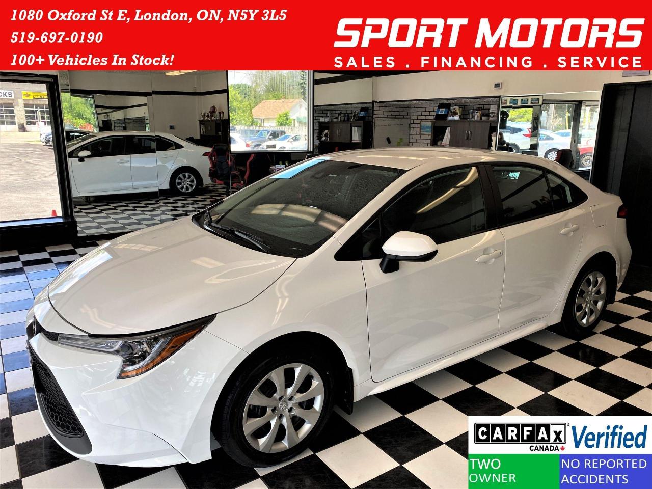 Used 2020 Toyota Corolla LE+Camera+Apple Play+New Tires+CLEAN CARFAX for sale in London, ON