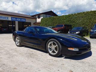 Used 2003 Chevrolet Corvette Only 3960Km, Removable Glass Top, 50th Anniversary for sale in Beaverton, ON