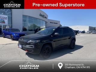 Used 2019 Jeep Cherokee Trailhawk SUNROOF,NAVIGATION,BLIND SPOT,ELITE for sale in Chatham, ON