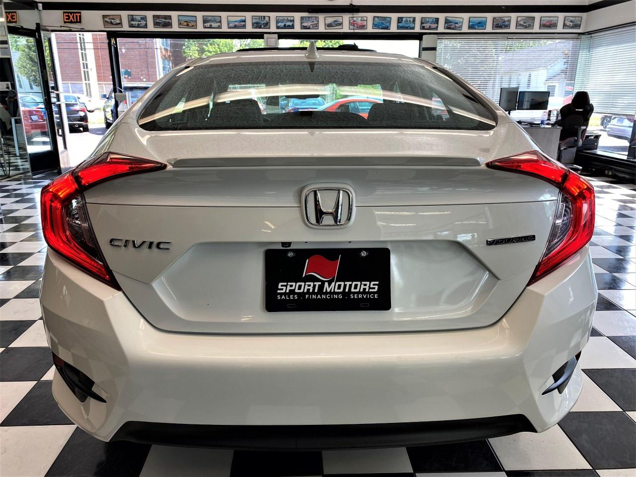 2018 Honda Civic Touring+Leather+Roof+WirelessCharging+CLEAN CARFAX Photo73