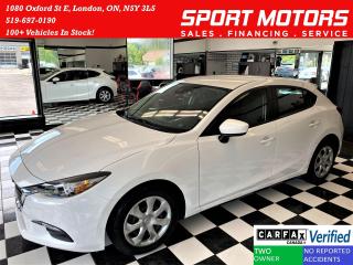 Used 2018 Mazda MAZDA3 Sport Hatch+GPS+Camera+Brake Support+CLEAN CARFAX for sale in London, ON