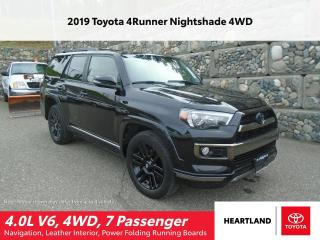 Used 2019 Toyota 4Runner Nightshade for sale in Williams Lake, BC