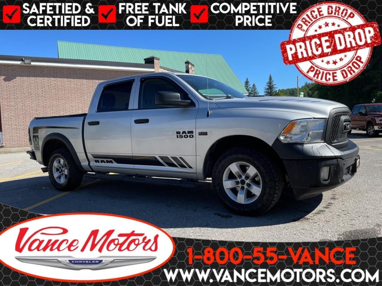 Used 2017 RAM 1500 SXT 4x4...V8*BEDLINER*TOW! for sale in Bancroft, ON