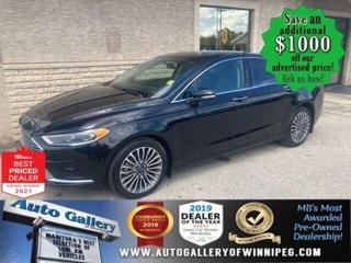Used 2018 Ford Fusion SE* Reverse Camera/Leather/Sunroof/Navigation for sale in Winnipeg, MB